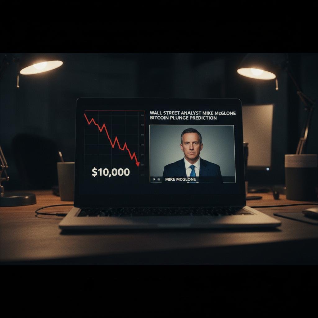 image.jpeg-30 Laptop screen shows a red downward trending chart with